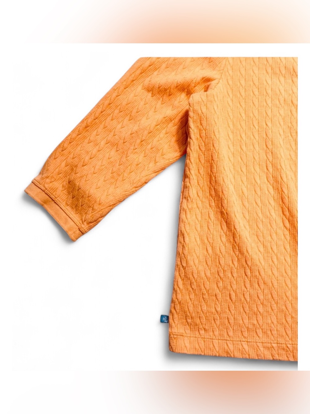 Lauren Ralph Lauren Women's Cable Knit 3/4 Sleeve V-Neck Cardigan Top Size Large - Picture 6 of 7